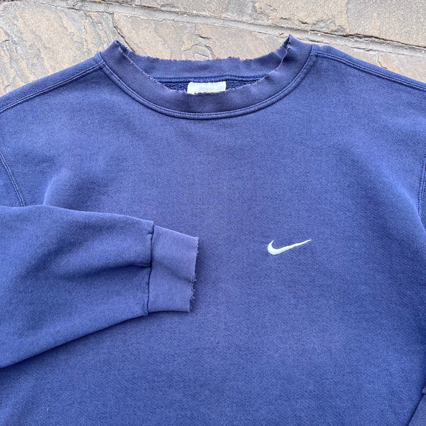 Nike Navy Distressed S/S