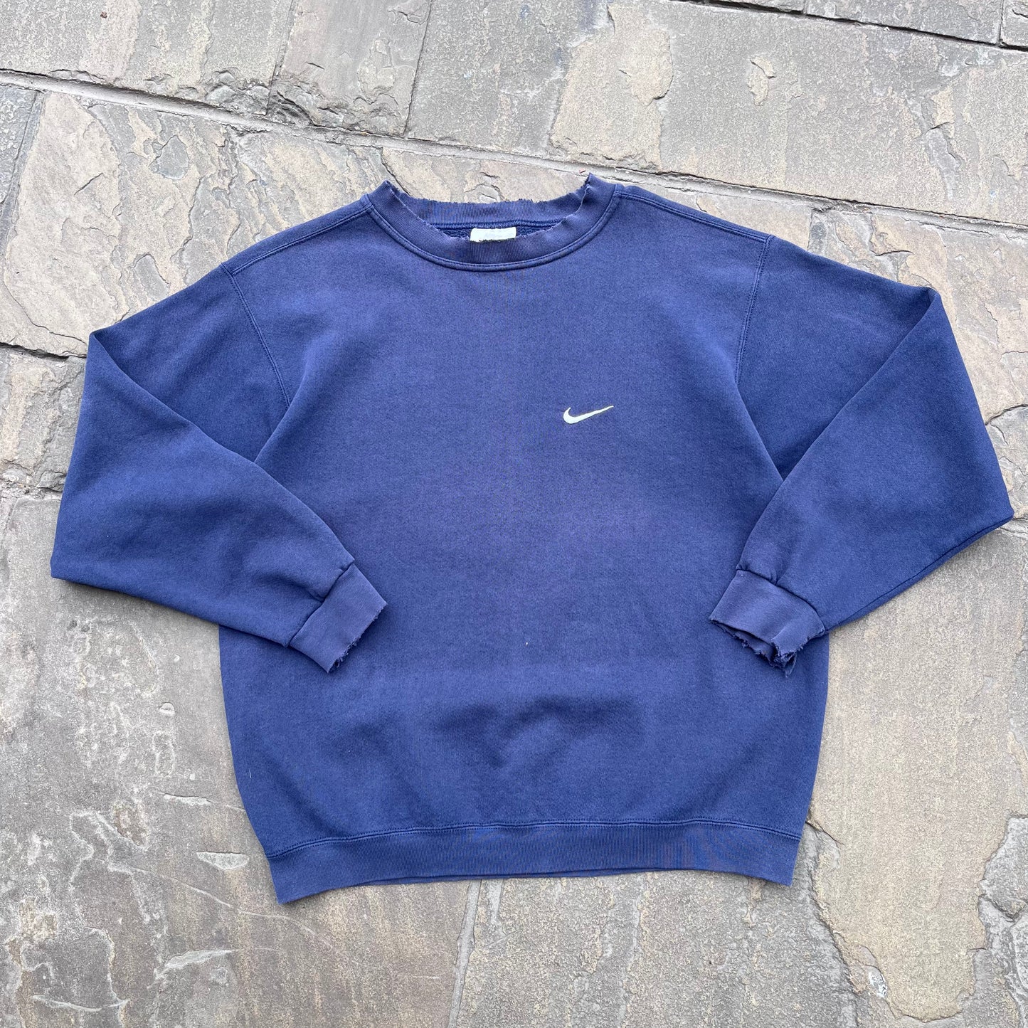 Nike Navy Distressed S/S