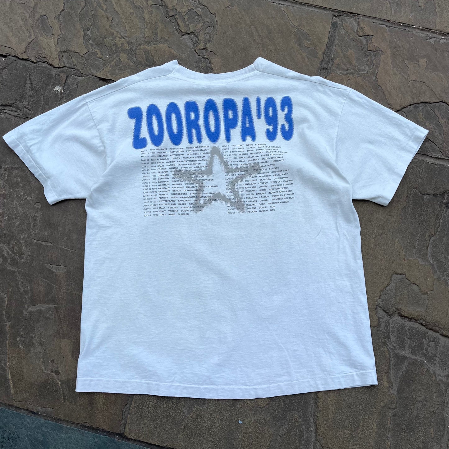 U2 Zooropa '93 tee