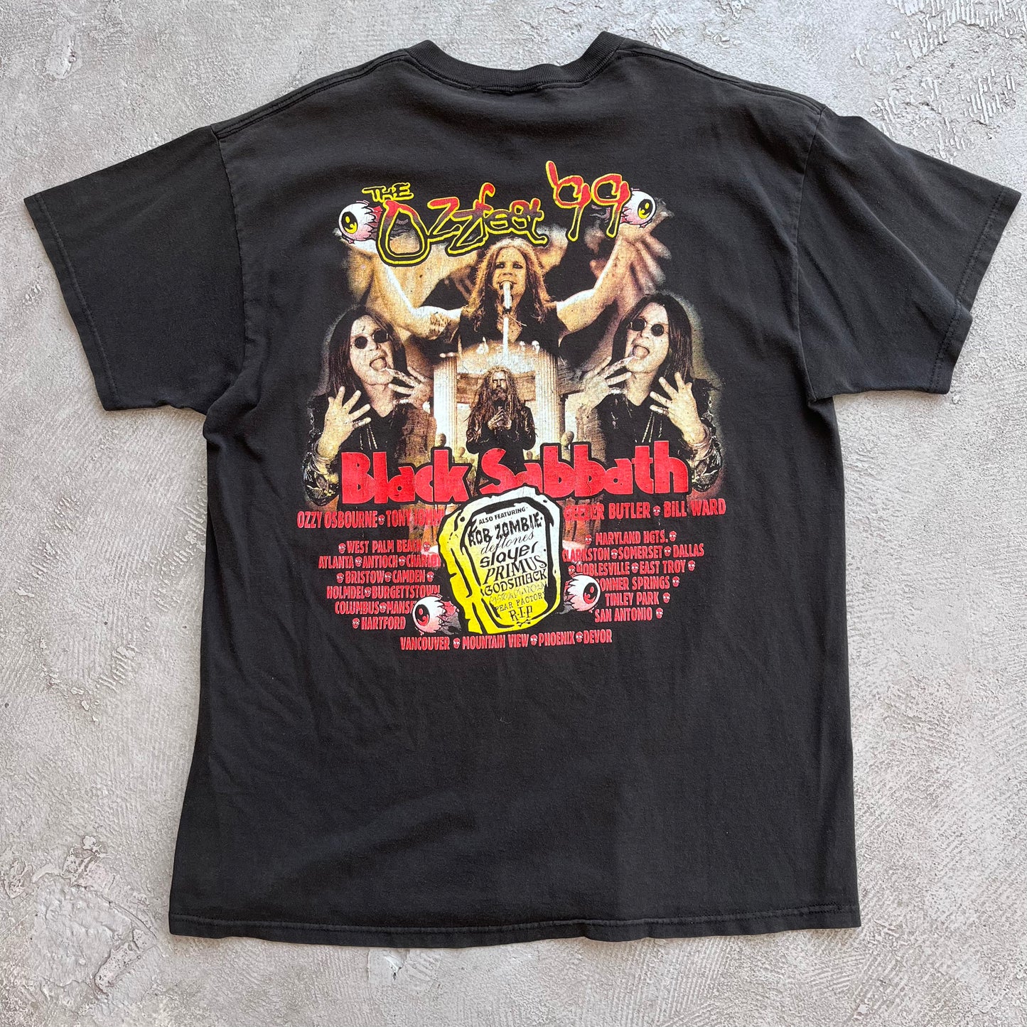 Black Sabbath Ozzfest '99 Tee