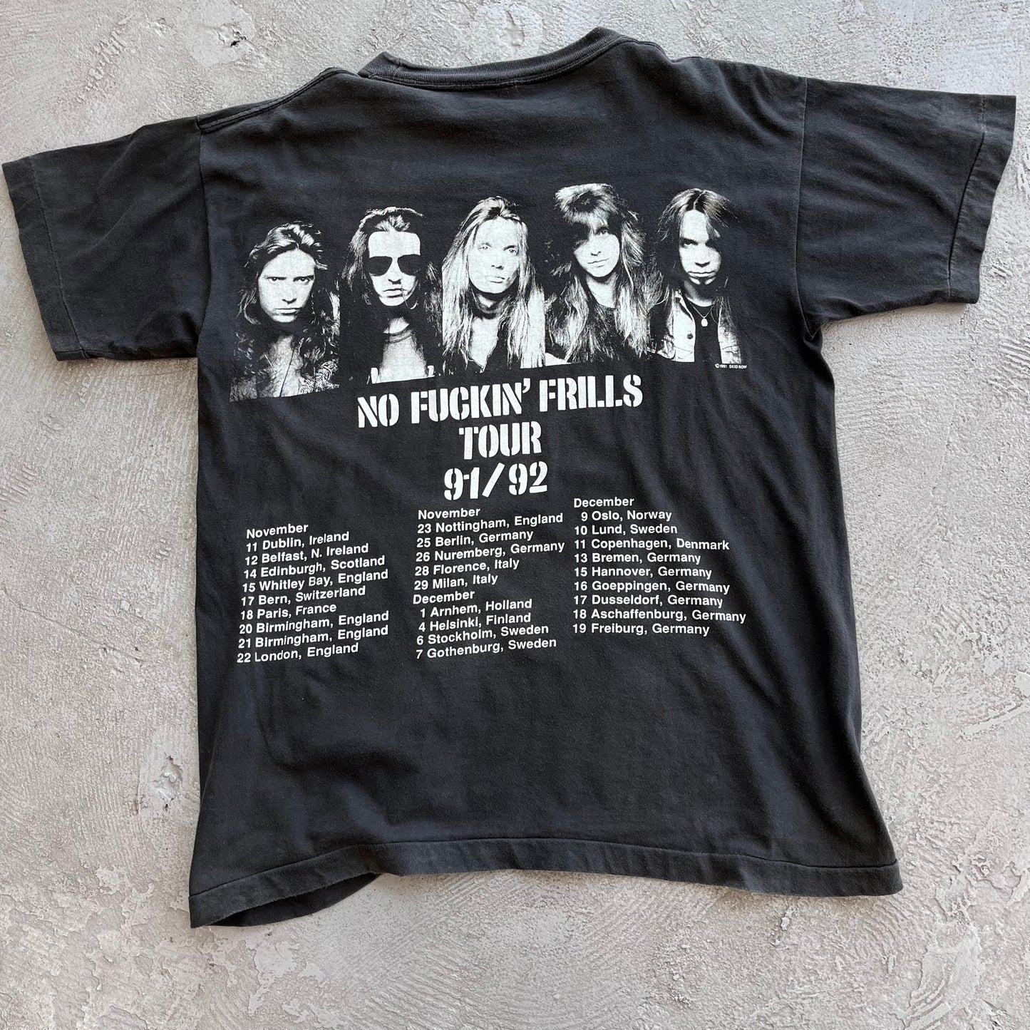 Skid Row '91-92 Tee
