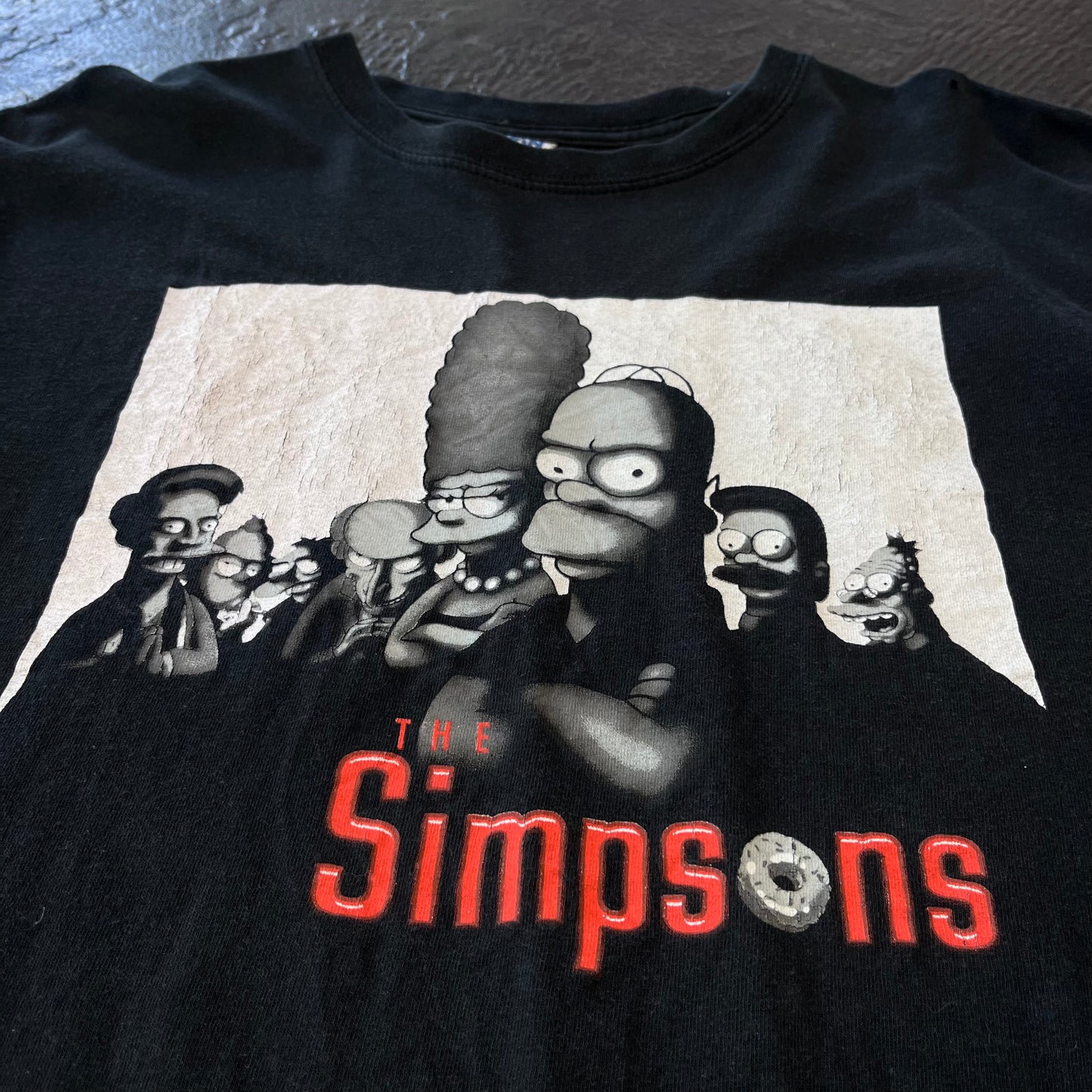 00S THE SIMPSONS SOPRANOS T-SHIRT