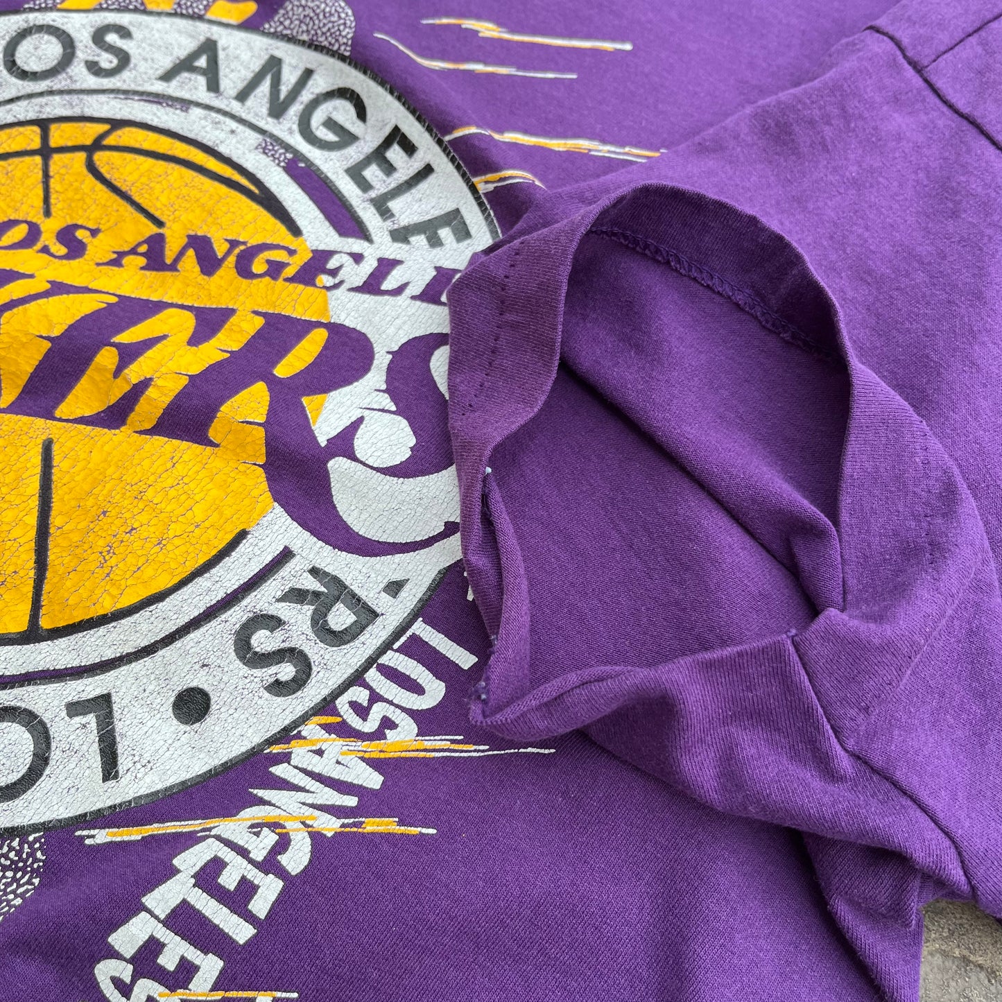 Lakers 90s Tee