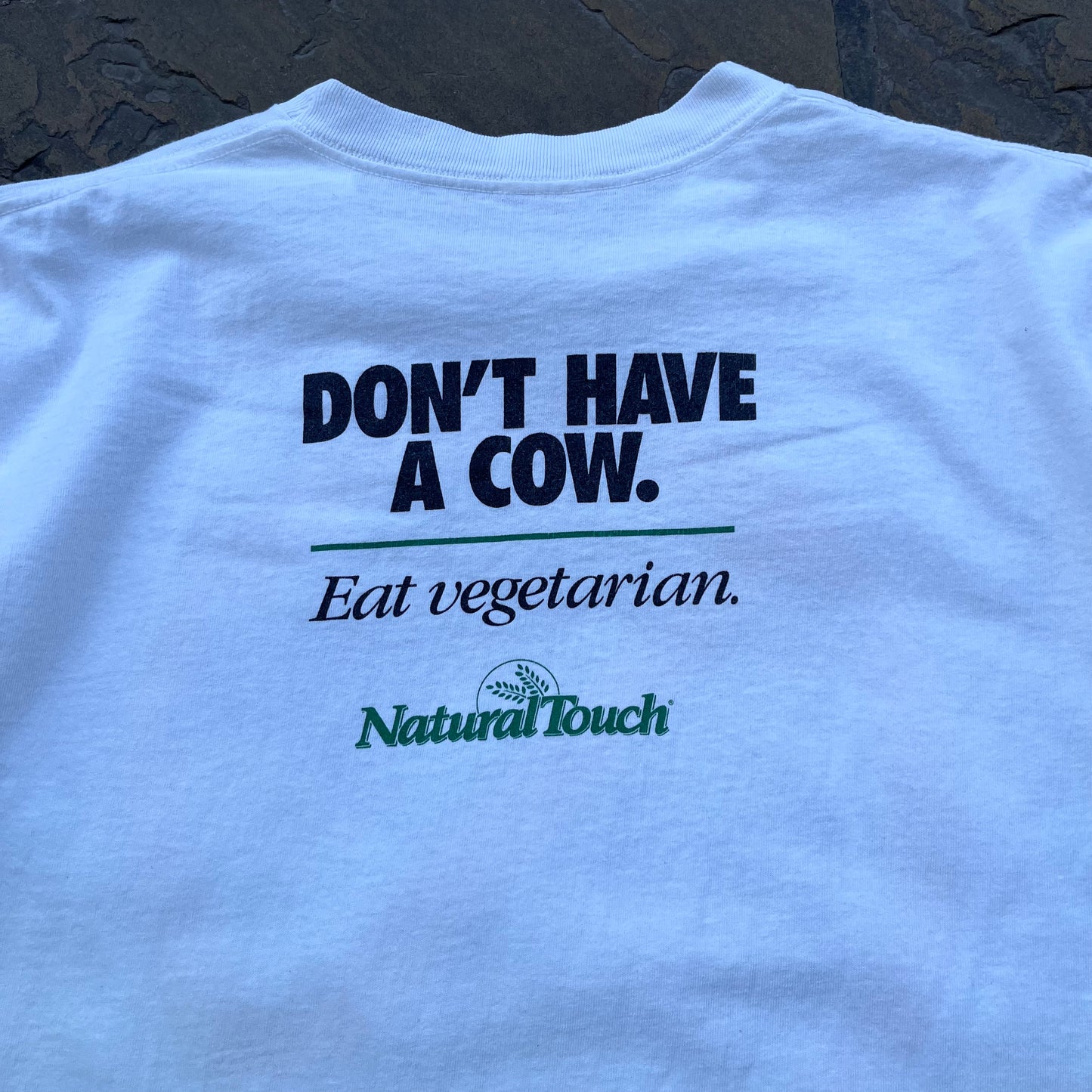 No Cow veggie promo tee