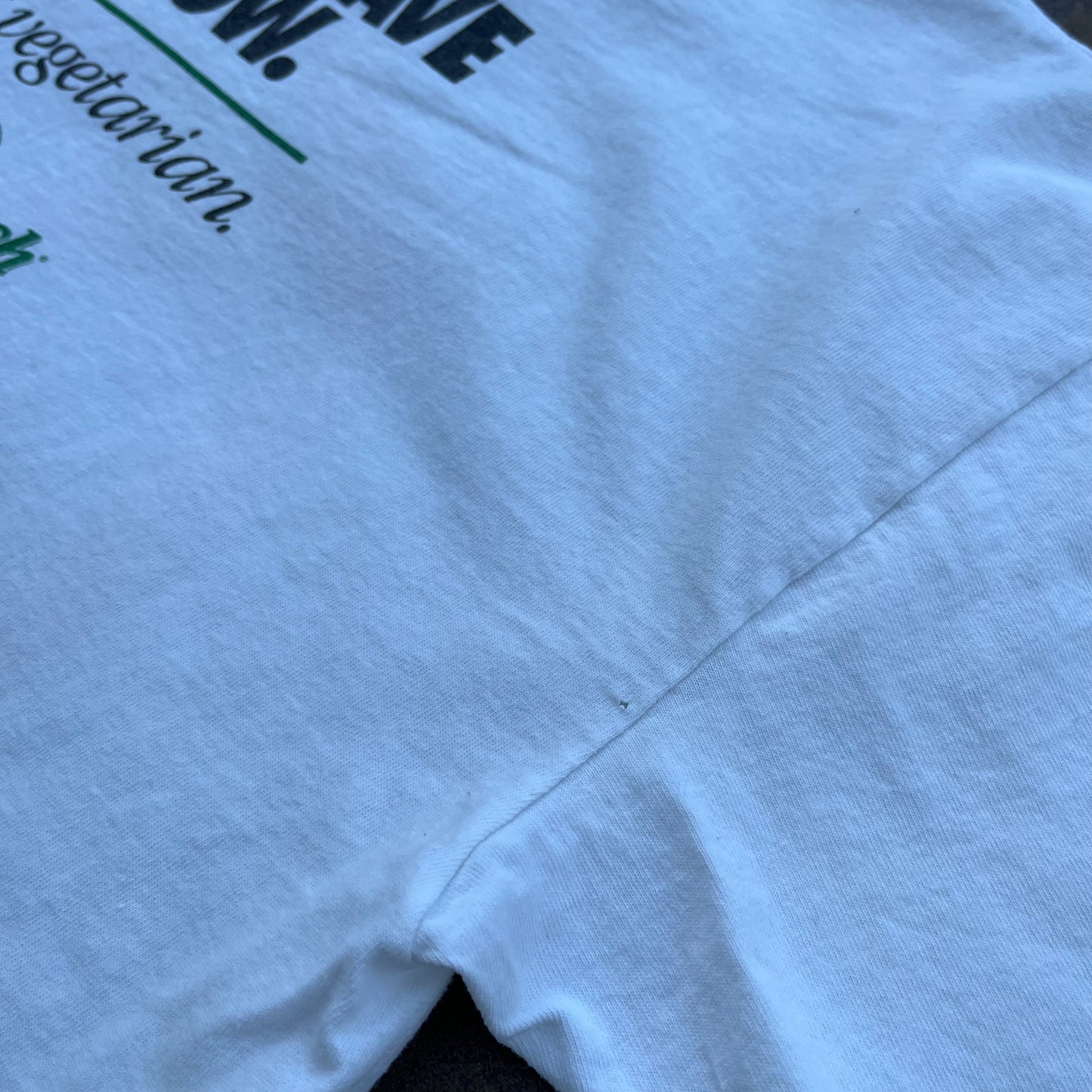 No Cow veggie promo tee