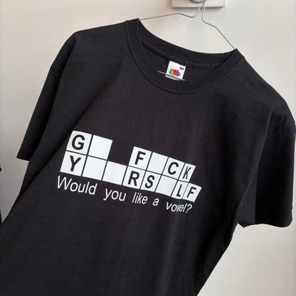 Would you like a vowel ‘00s tee