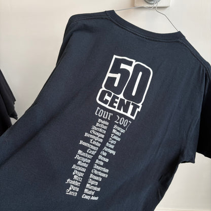 50 Cent 2007 tour tee