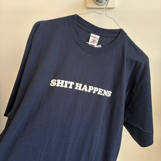 Shit Happens Navy vintage tee