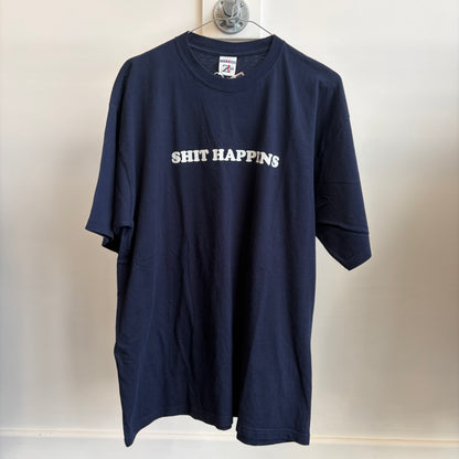 Shit Happens Navy vintage tee