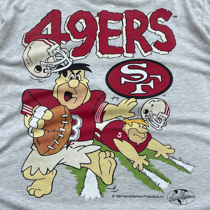 49ers Flinstones '94 tee