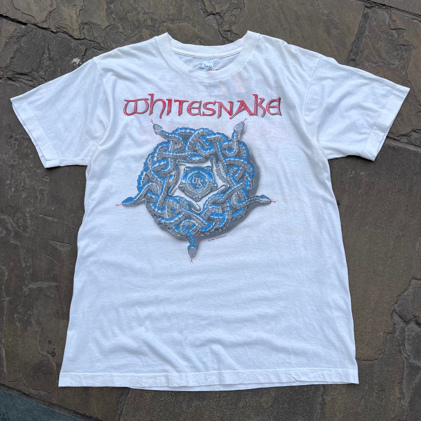 Whitesnake '90 tour tee