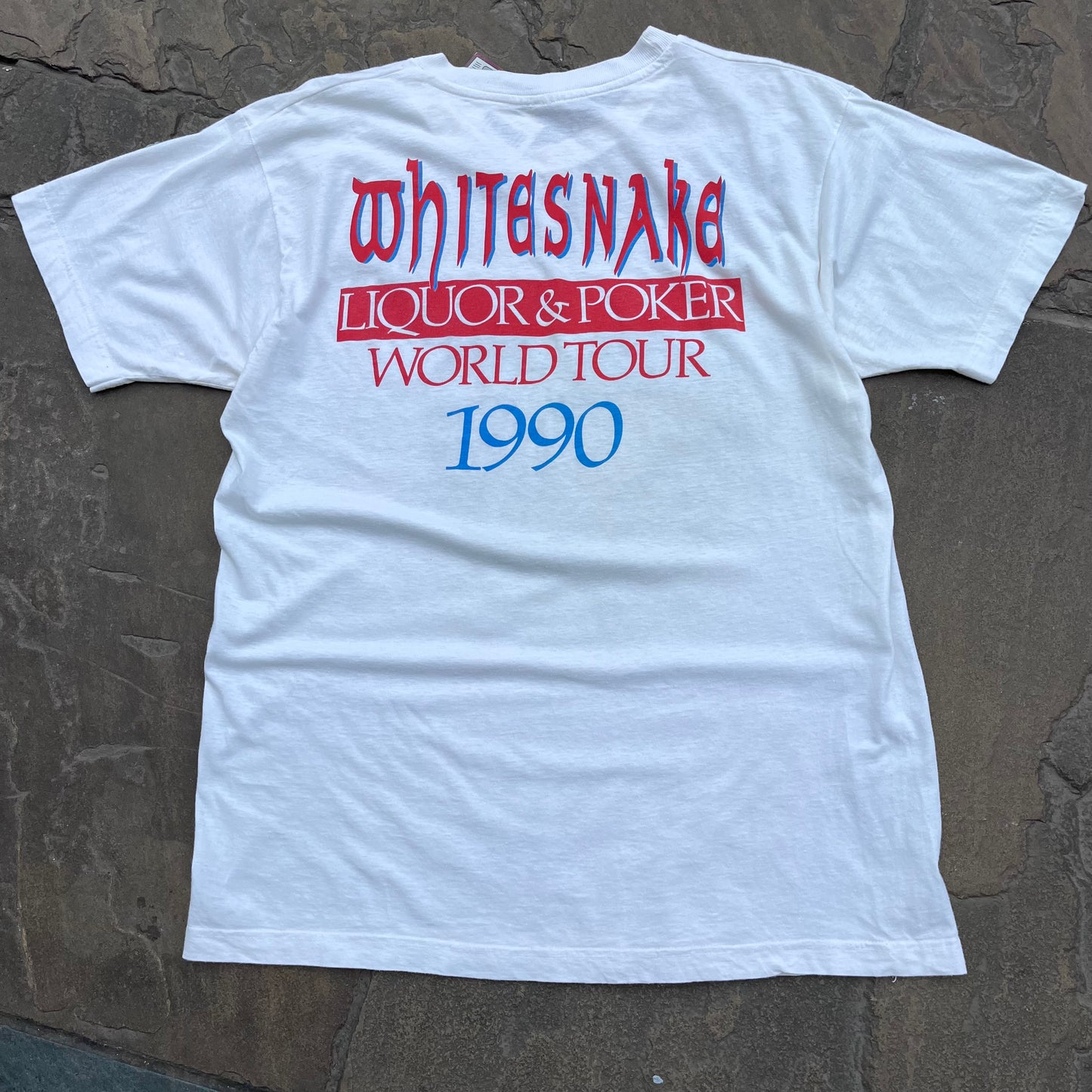 Whitesnake '90 tour tee