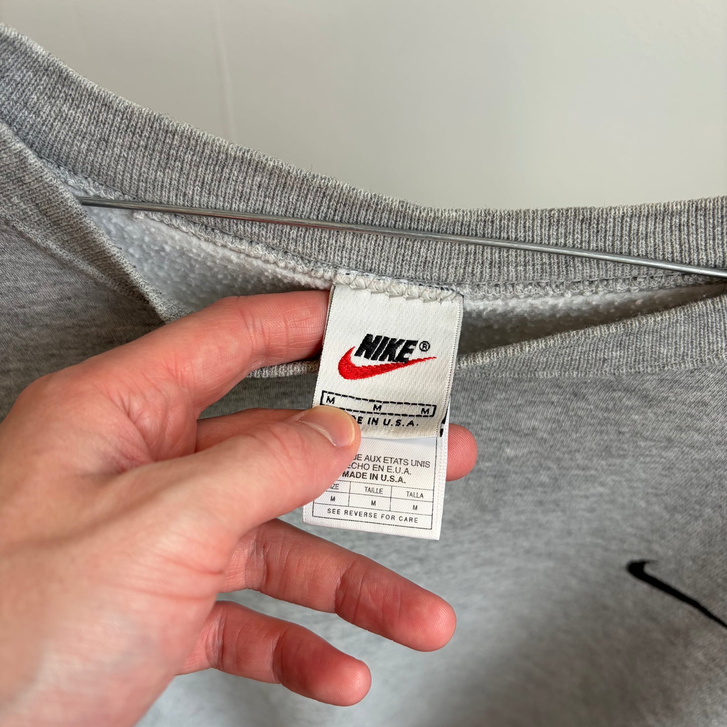 Nike Grey swoosh sweatshirt