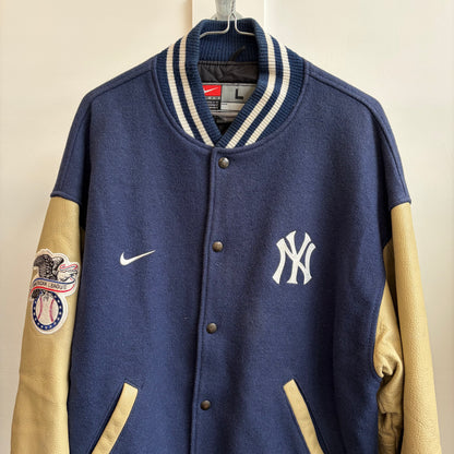 New York Yankees 90s Leather Bomber