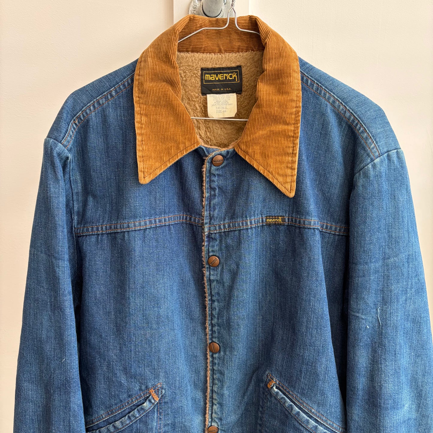 Maverick Fleece Lined Denim Jacket