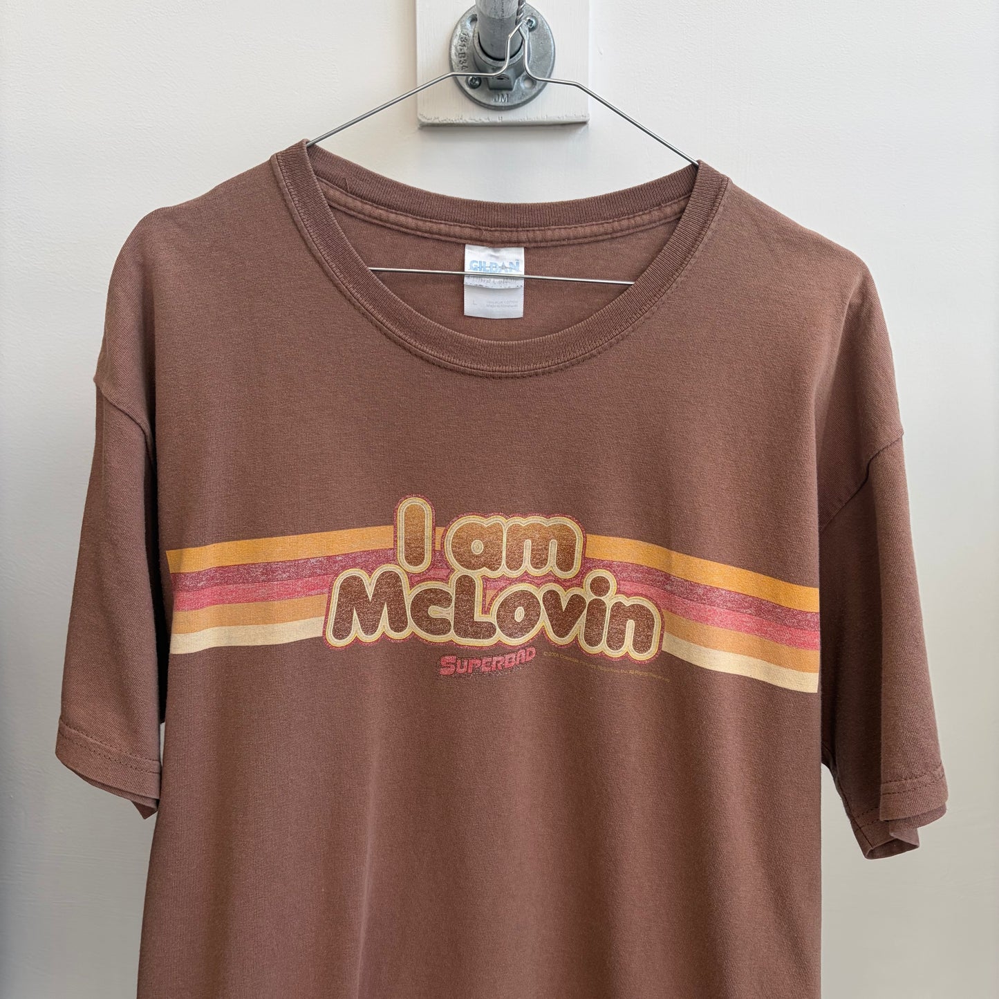 Superbad 2008 brown tee