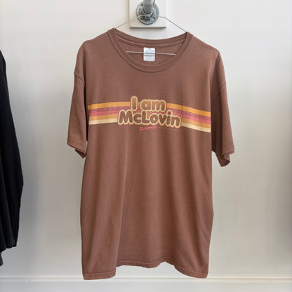 Superbad 2008 brown tee