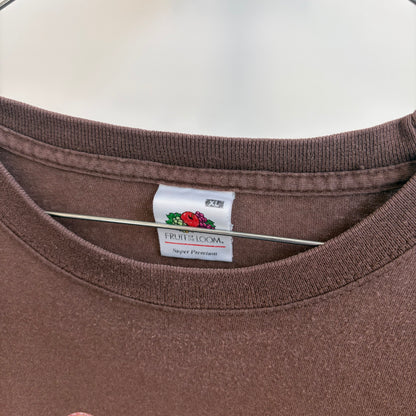 Superbad 2008 dark brown tee