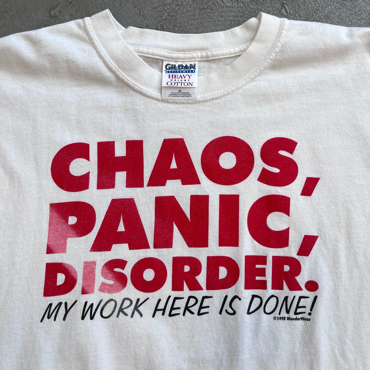 Chaos, panic, disorder... Tee