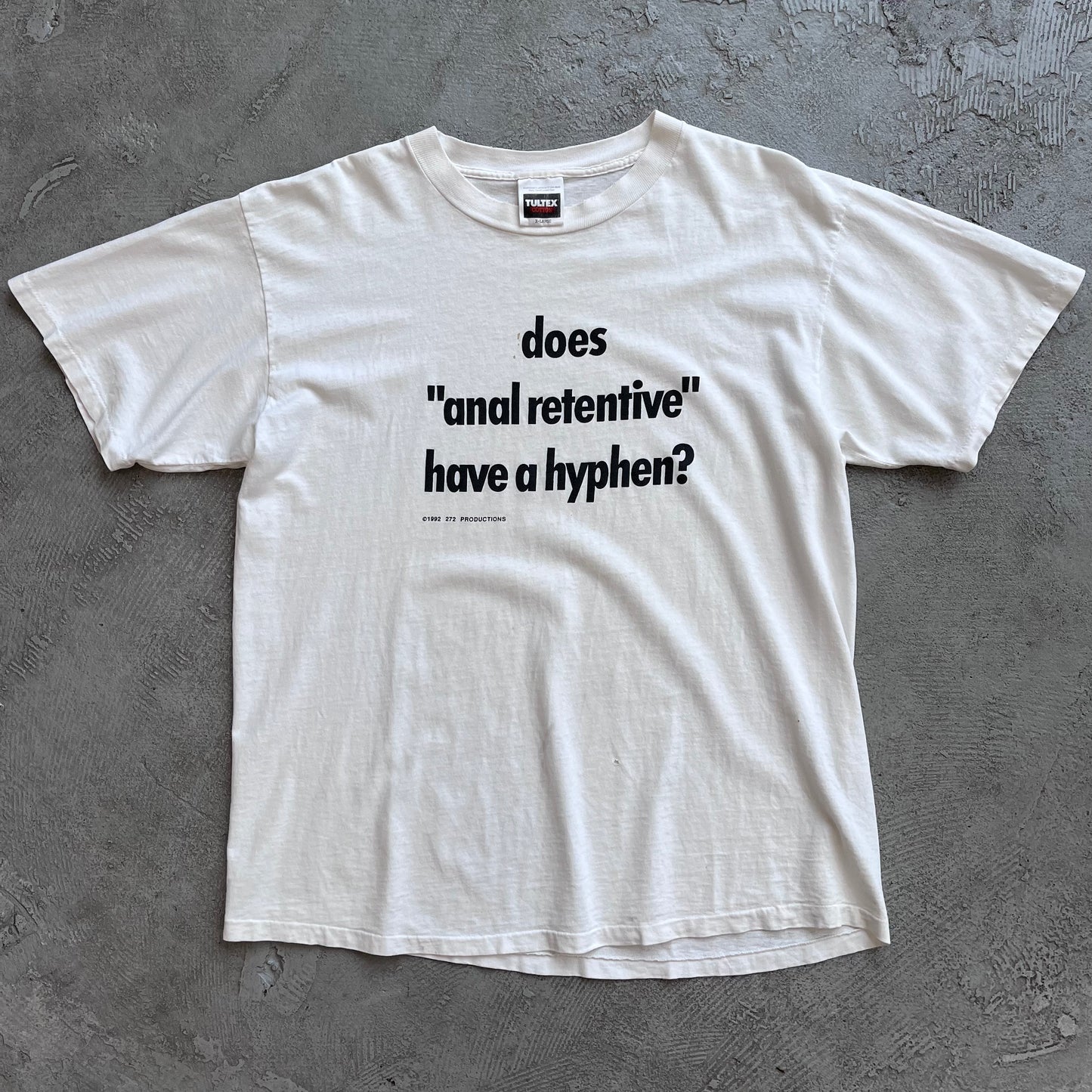 "anal retentive" '92 Tee