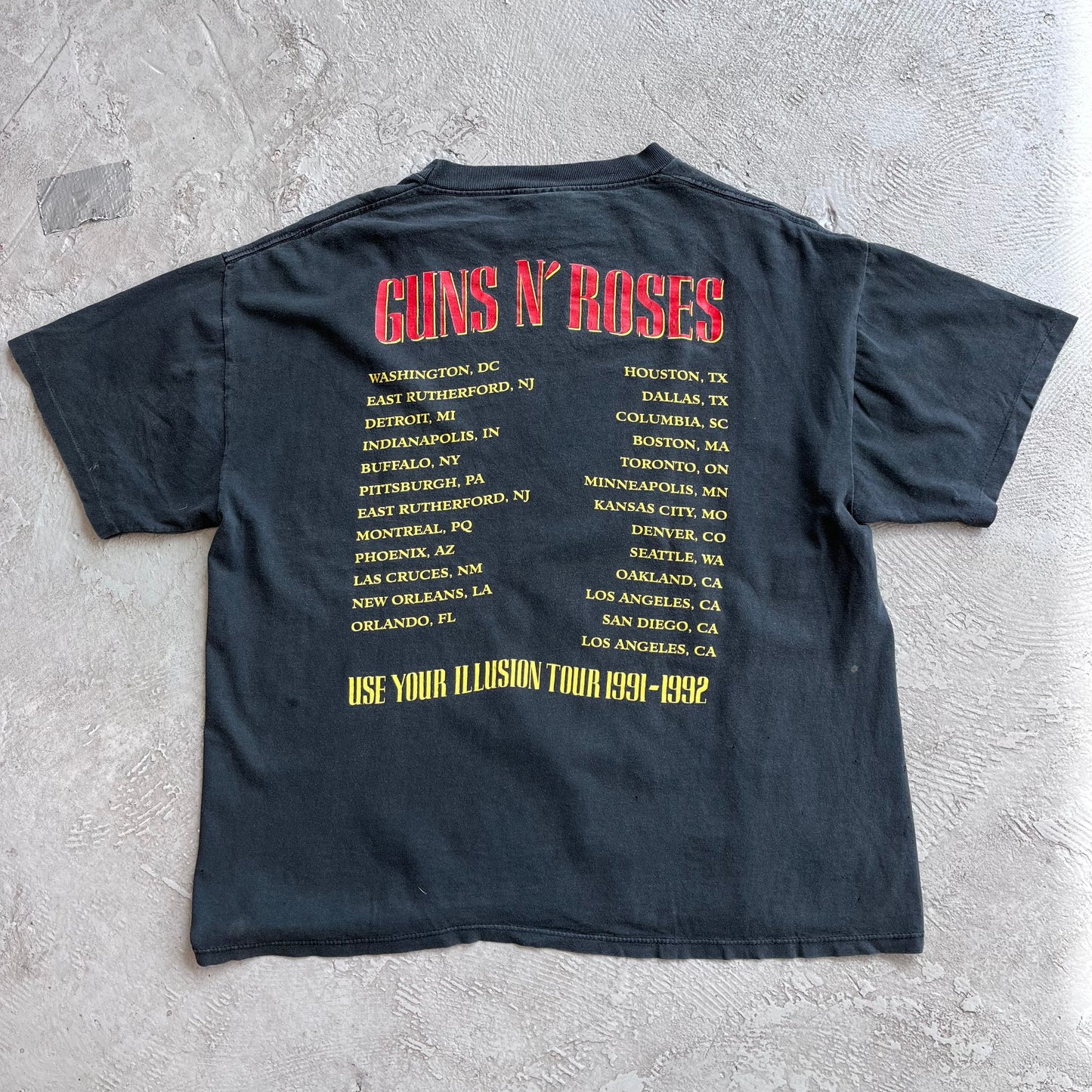 GnR 91-92 Tour Tee