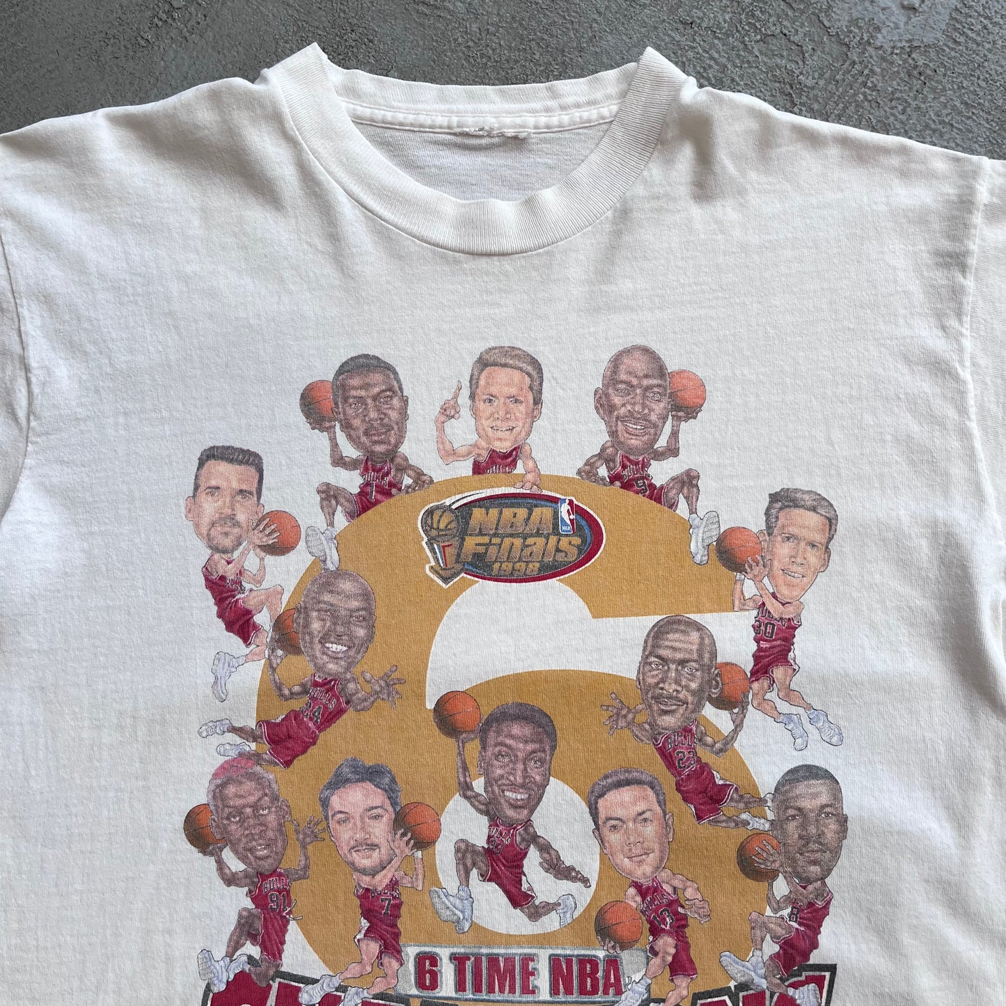 Bulls 6X Champs '98 Tee