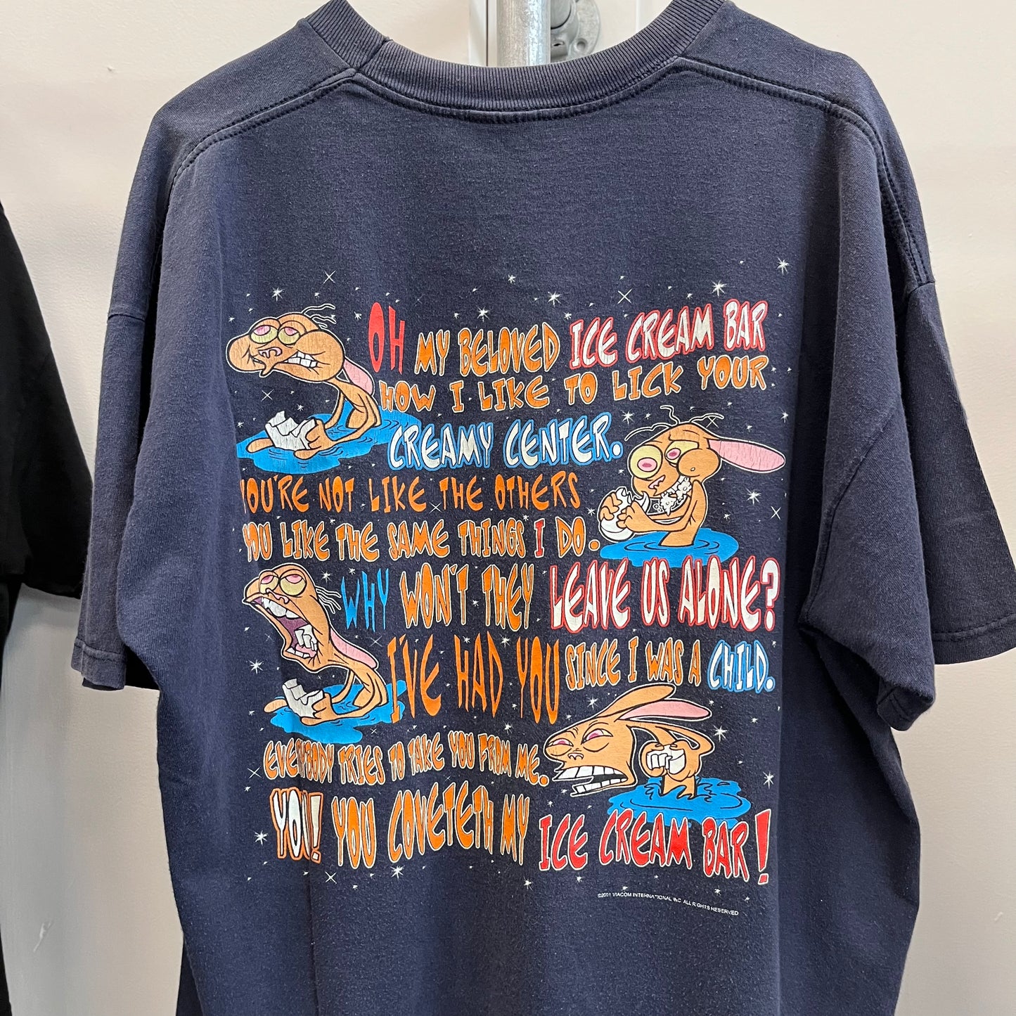Ren and Stimpy 2001 vintage tee