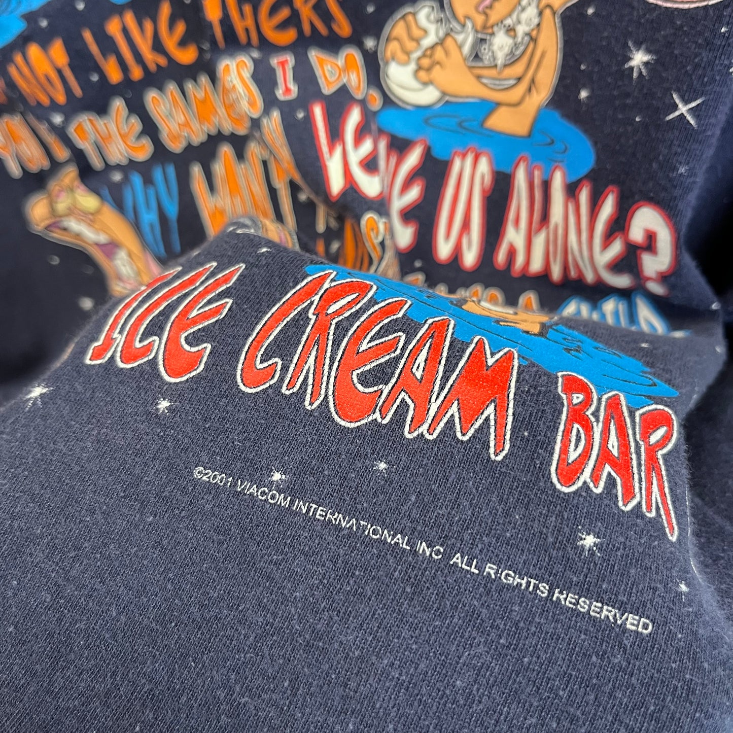 Ren and Stimpy 2001 vintage tee
