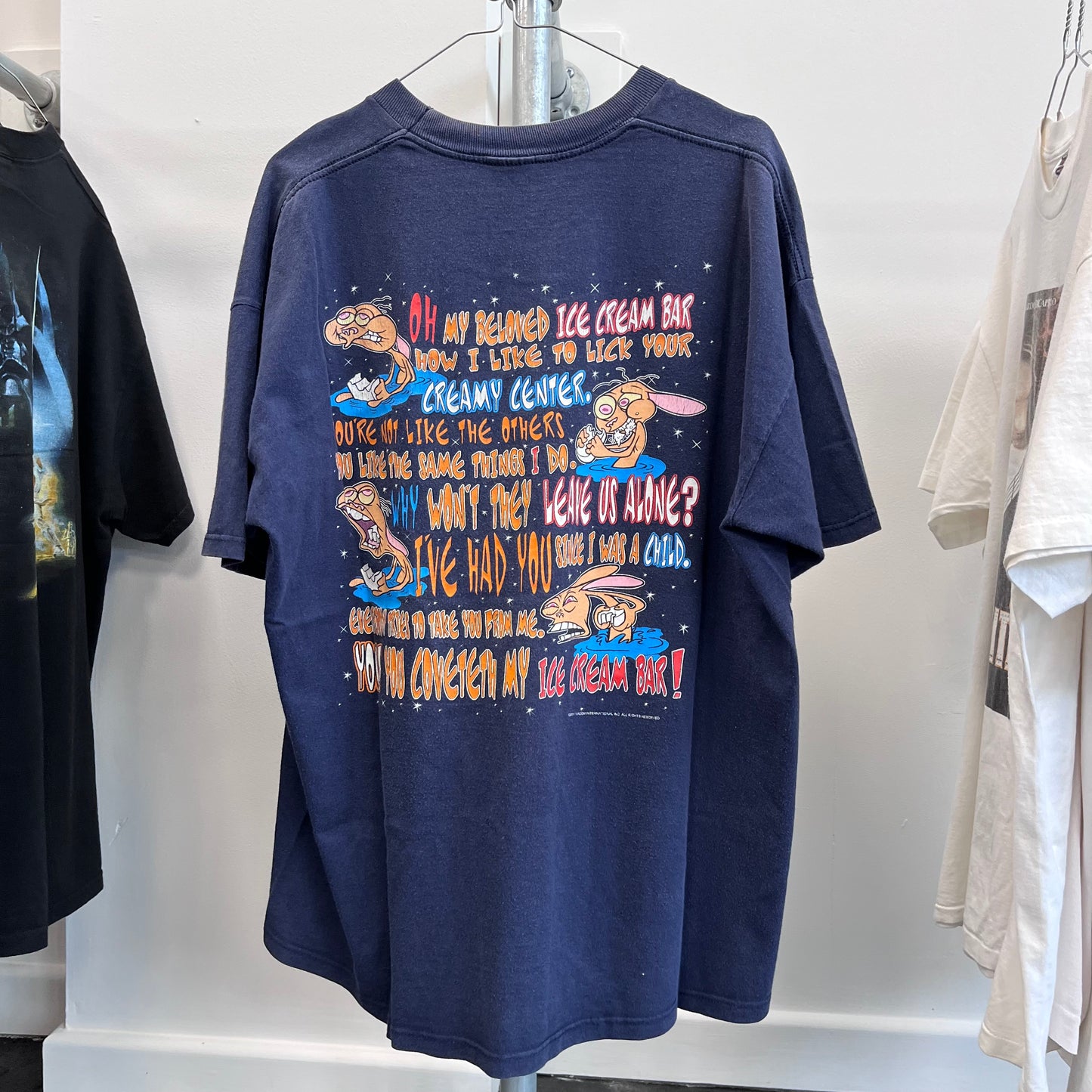 Ren and Stimpy 2001 vintage tee