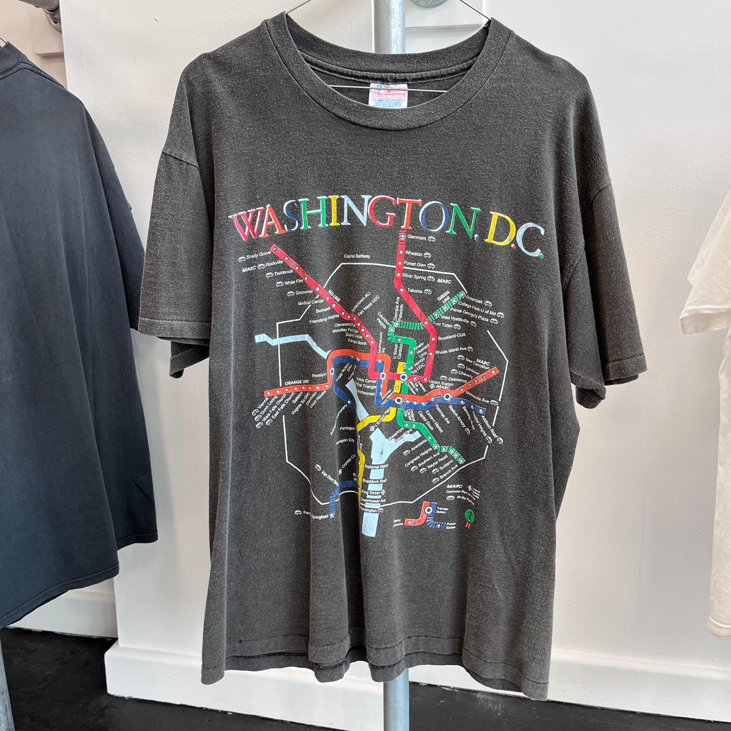 Washington D.C. ‘90s Subway Map tee
