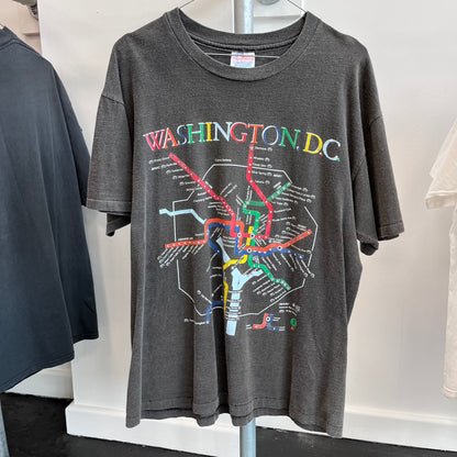 Washington D.C. ‘90s Subway Map tee