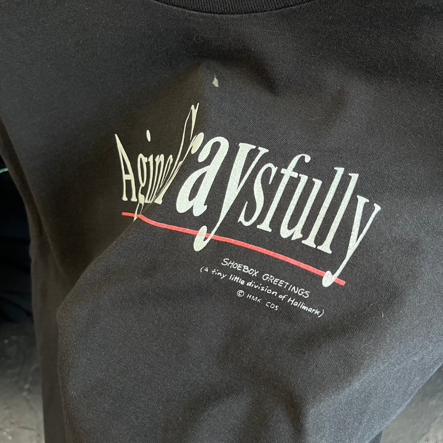 Aging Graysfully vintage tee