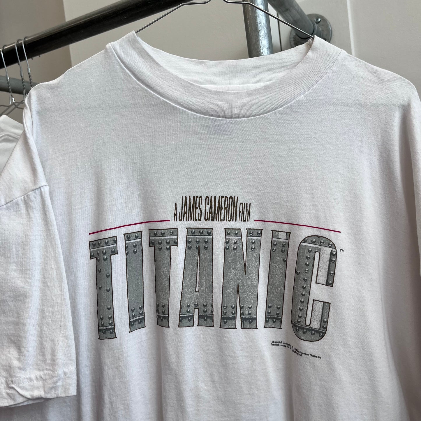 Titanic 1998 logo tee