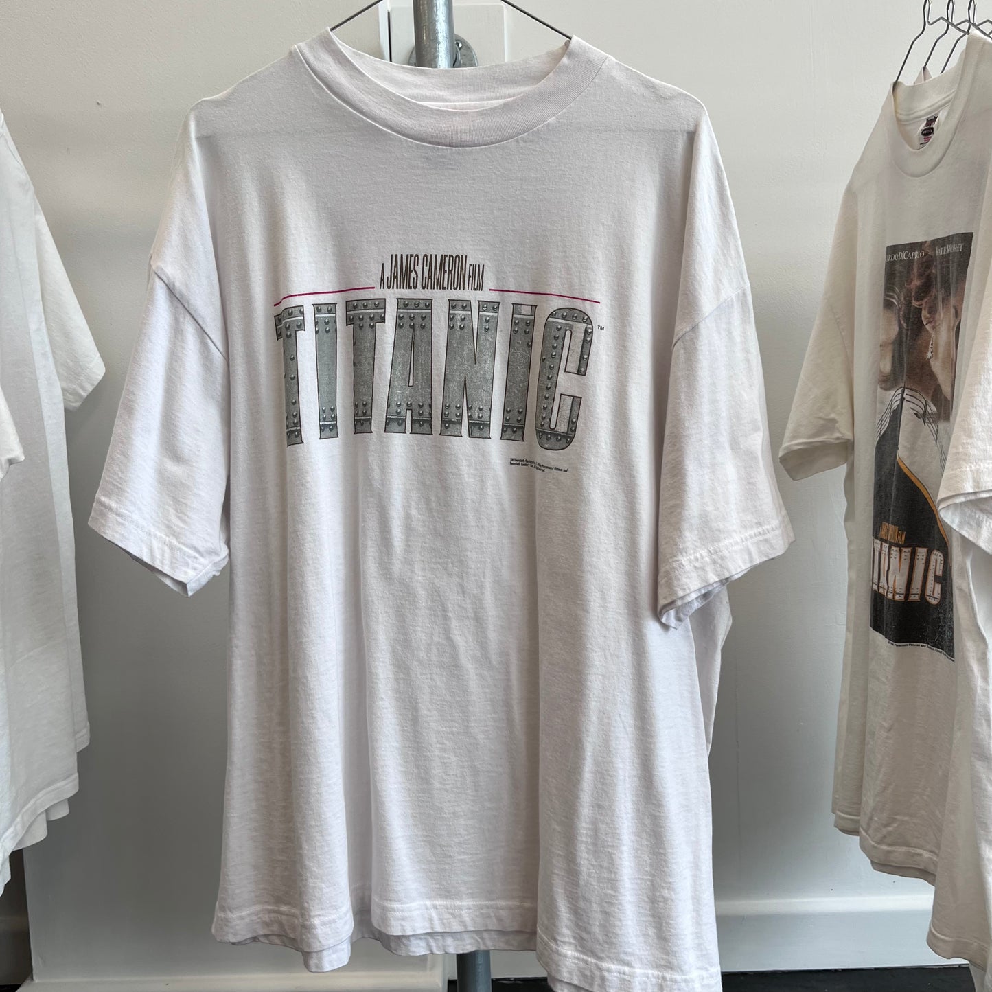 Titanic 1998 logo tee