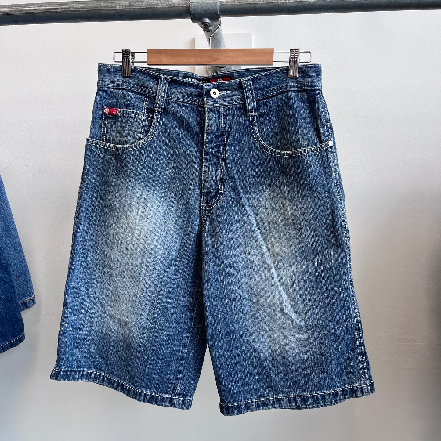 Southpole Beige tag Jorts W32