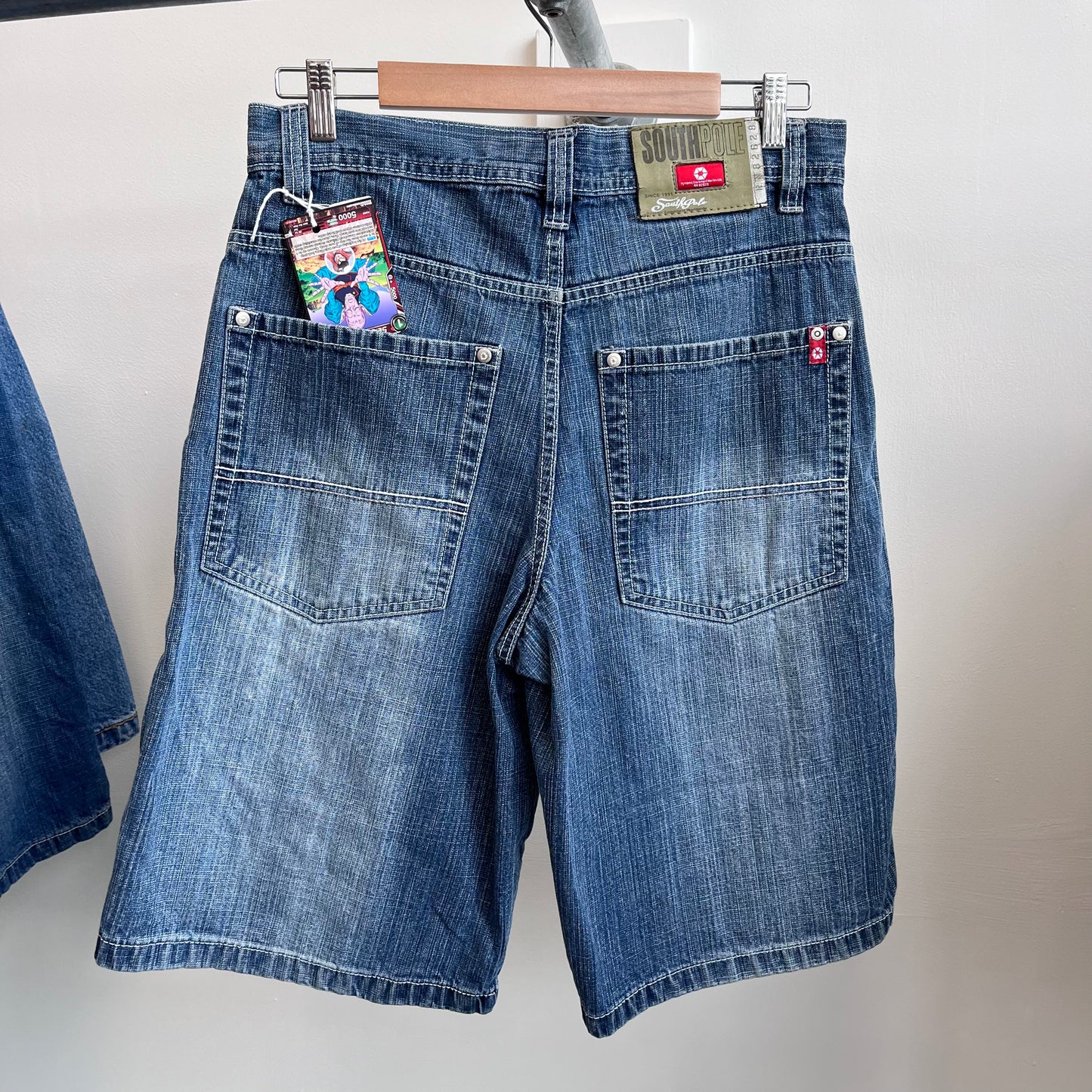 Southpole Beige tag Jorts W32