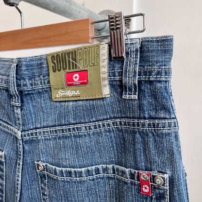 Southpole Beige tag Jorts W32