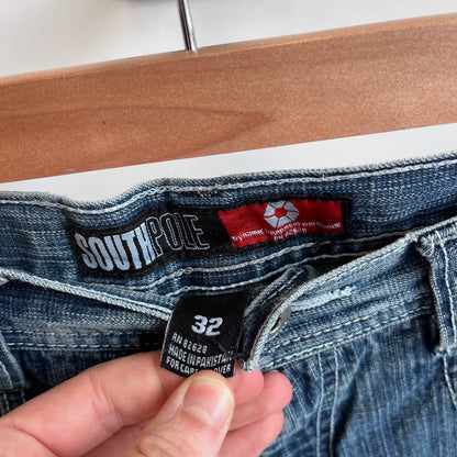 Southpole Beige tag Jorts W32