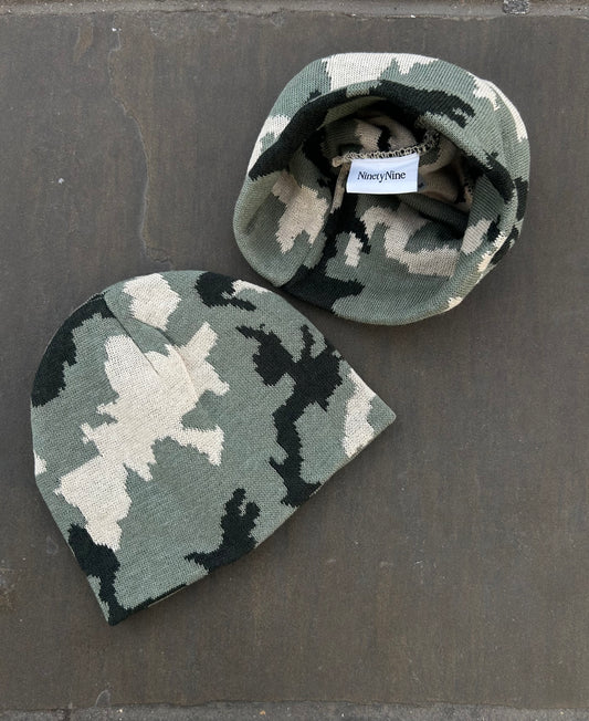 FADED CAMO BEANIE
