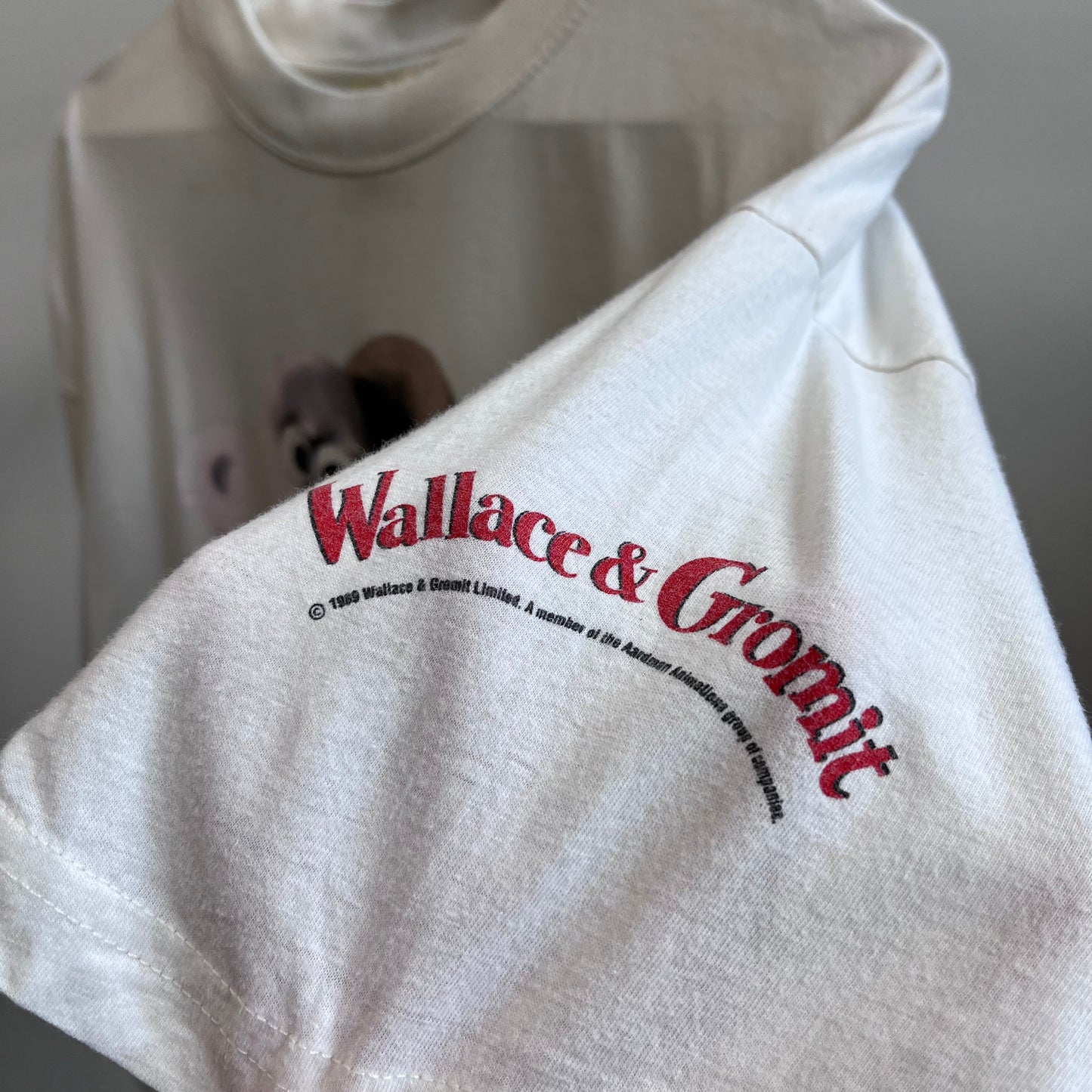 Wallace and Gromit 1989 tee