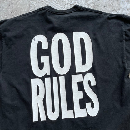 Satan Sucks... God Rules Tee