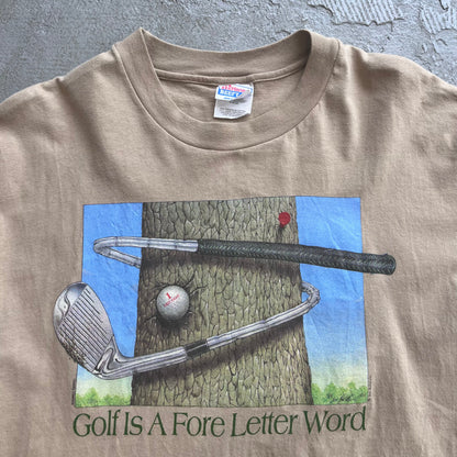 Golf.. Fore Letter Tee