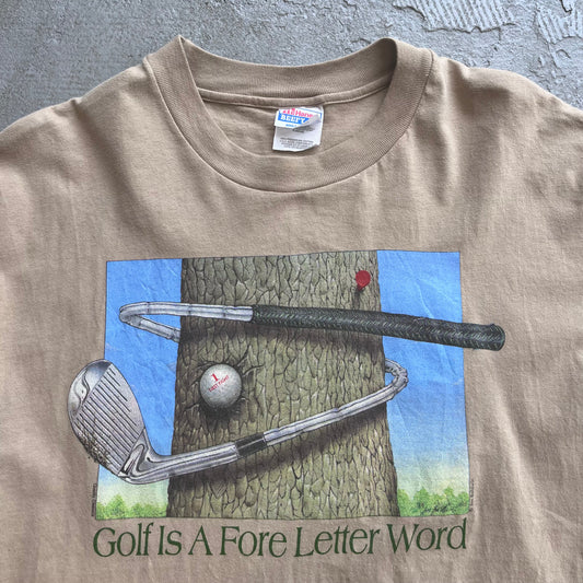 Golf.. Fore Letter Tee