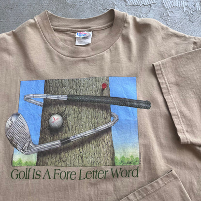 Golf.. Fore Letter Tee