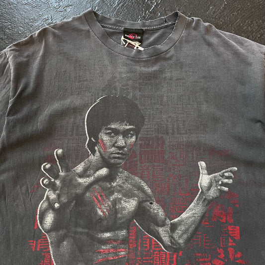 EARLY 00S BRUCE LEE THRASHED T-SHIRT