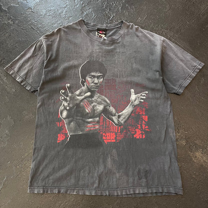 EARLY 00S BRUCE LEE THRASHED T-SHIRT