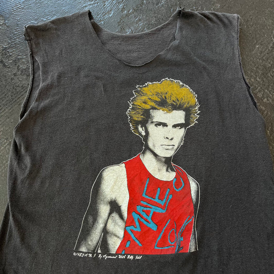 1983 BILLY IDOL CUT OFF T-SHIRT