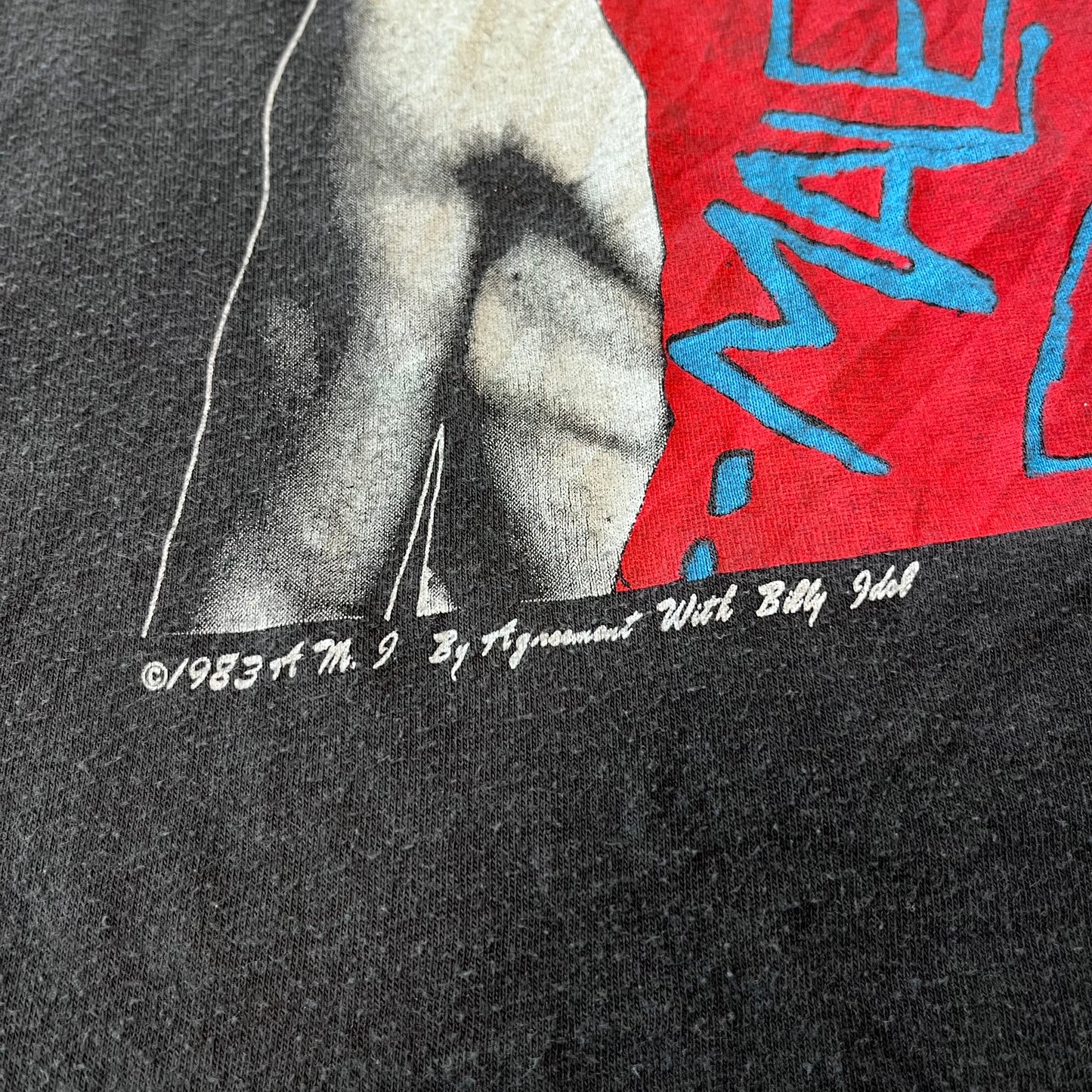 1983 BILLY IDOL CUT OFF T-SHIRT