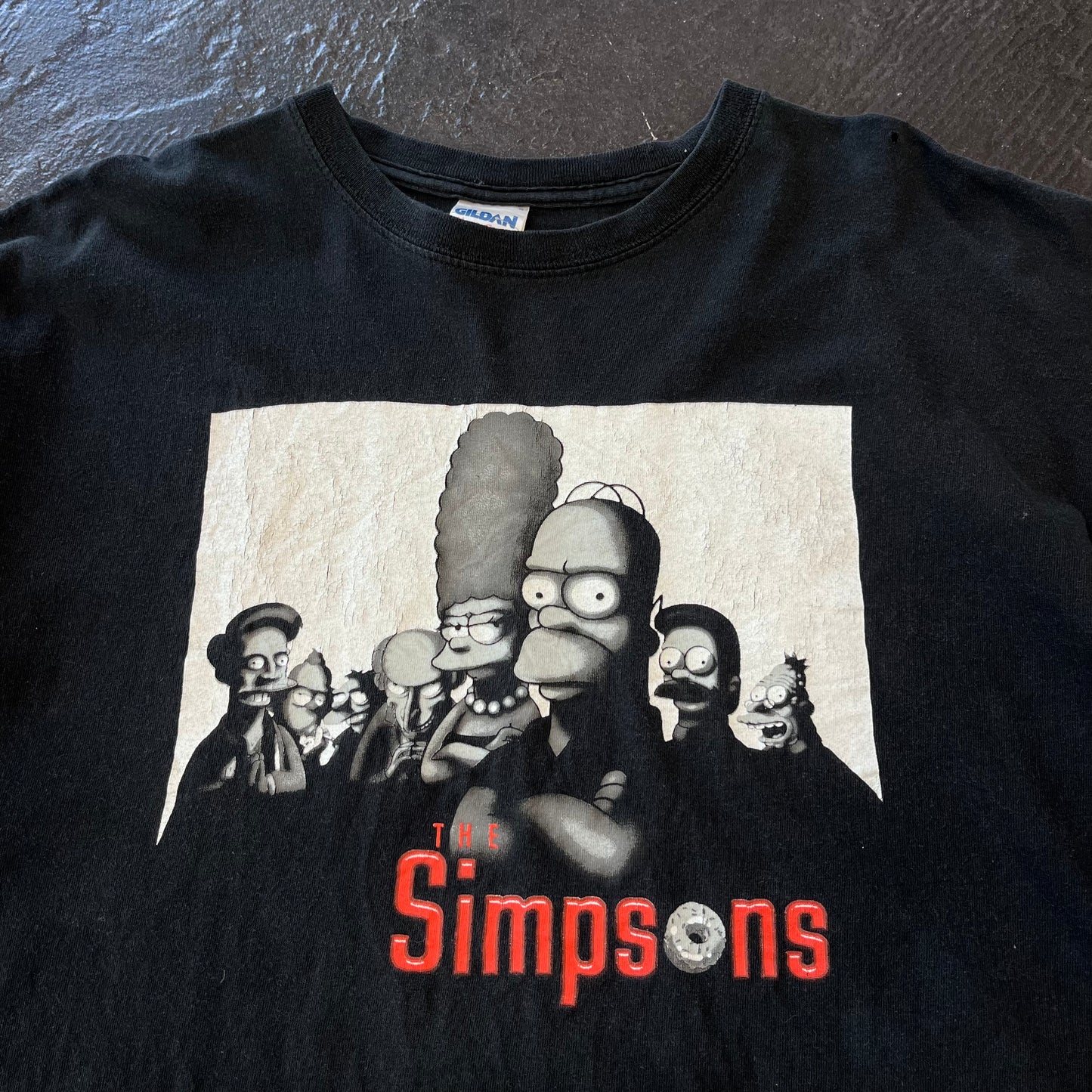 00S THE SIMPSONS SOPRANOS T-SHIRT