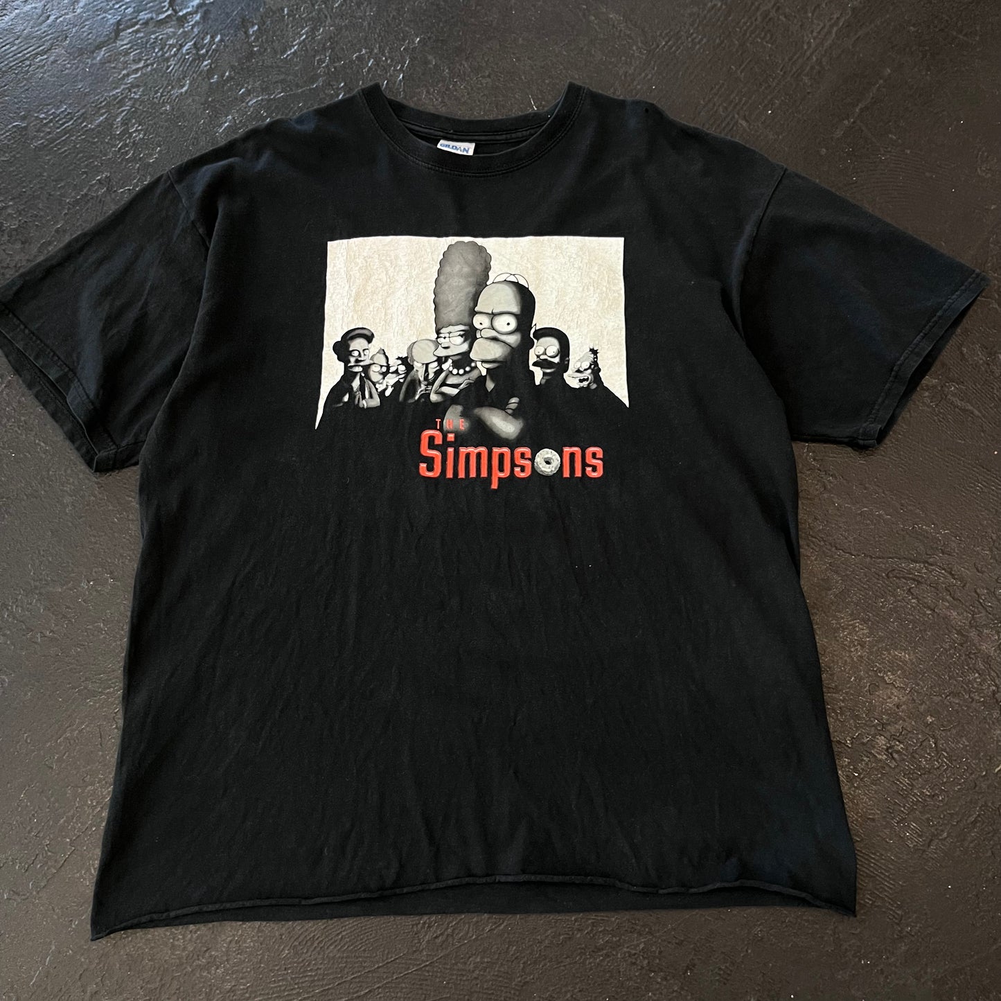 00S THE SIMPSONS SOPRANOS T-SHIRT